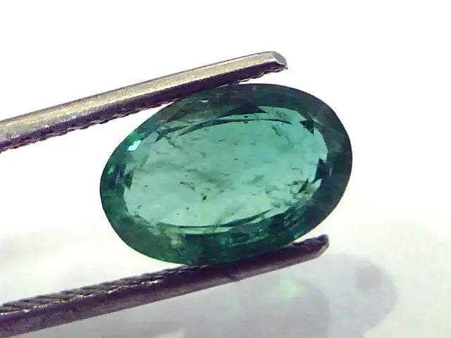 3.20 Ct Untreated Unheated Natural Zambian Emerald Gemstone AA