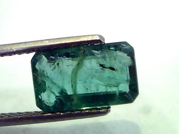 3.16 Ct Unheated Untreated Natural Zambian Emerald Gemstone