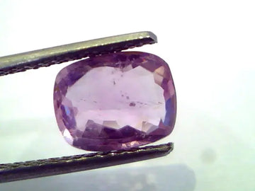 3.26 Ct Unheated Untreated Natural Ceylon Light Pink Sapphire