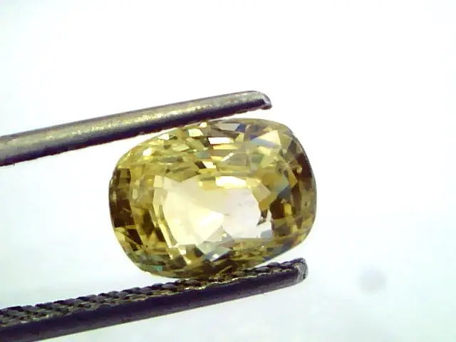 3.19 Ct Unheated Untreated Natural Ceylon Srilankan Yellow Sapphire