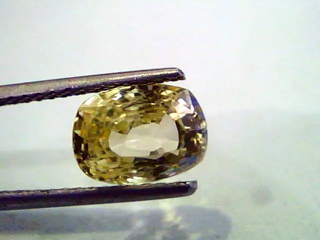 3.25 Ct Unheated Untreated Natural Ceylon Yellow Sapphire Gems