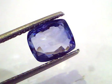 3.21 Ct Unheated Untreated Natural Srilankan Blue Sapphire Neelam Gems