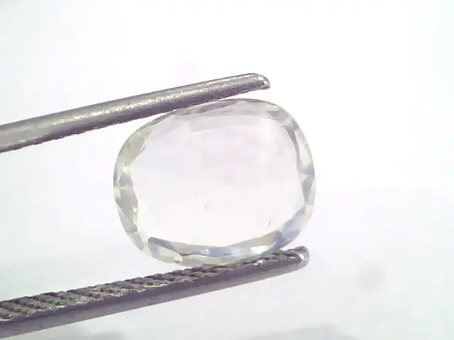 3.21 Ct Unheated Untreated Natural White Sapphire Gemstones