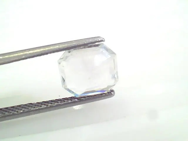 3.22 Ct Unheated Untreated Natural Premium White Sapphire Gemstone