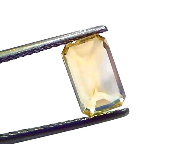 3.21 Ct IGI Certified Unheated Untreated Natural Ceylon Yellow Sapphire AAA