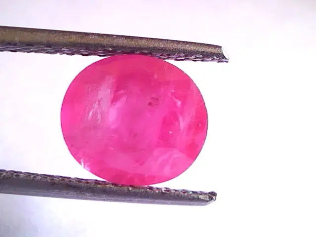3.22 Ct Untreated Unheated Old Burma Pinkish Red Ruby Gemstone