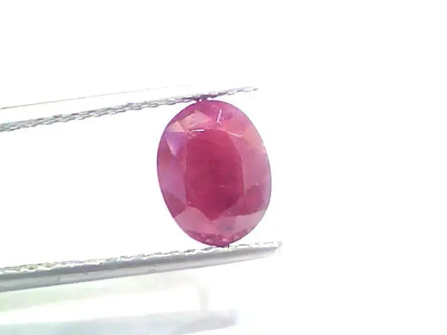 3.24 Ct Certified Unheated Untreated Natural New Burma Ruby