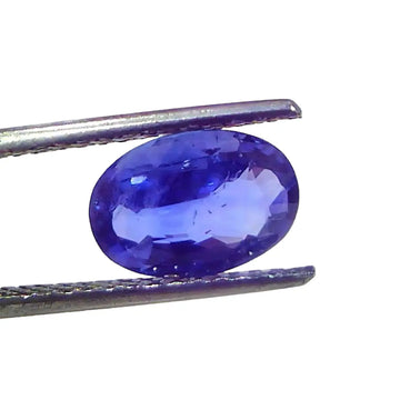 3.24 Ct IGI Certified Unheated Untreated Natural Ceylon Blue Sapphire AAA