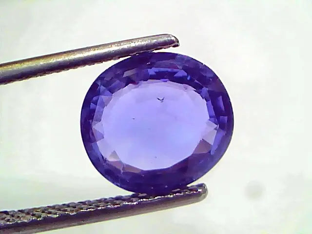 3.23 Ct IGI Certified Unheated Untreated Natural Ceylon Blue Sapphire AA
