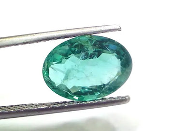 3.23 Ct GII Certified Untreated Natural Zambian Emerald Gems AAAAA