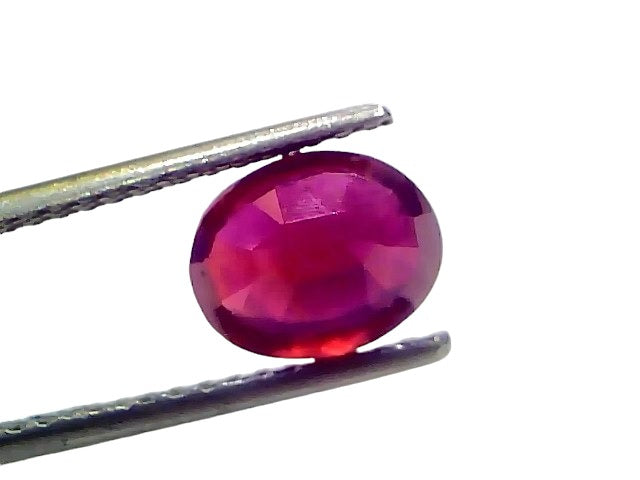 3.25 Ct Natural Ruby Gemstone Manik Gemstone for Sun (Heated)