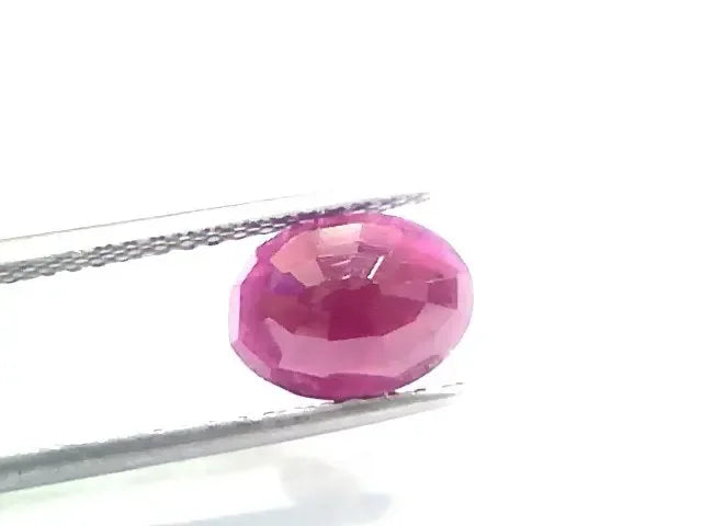 3.26 Ct Certified Unheated Untreated Natural New Burma Ruby - Venus Gems