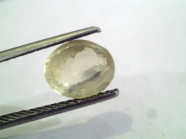 3.25 Ct Unheated Untreated Natural Ceylon Yellow Sapphire Gems