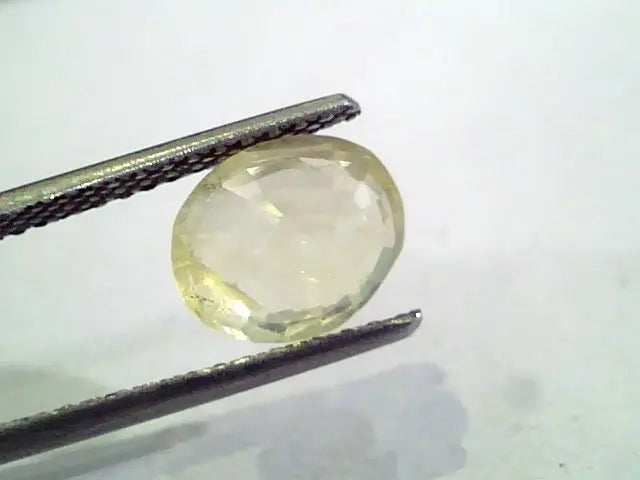3.25 Ct Unheated Untreated Natural Ceylon Yellow Sapphire Gems