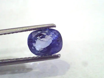3.26 Ct Unheated Untreated Natural Ceylon Blue Sapphire Neelam Gems