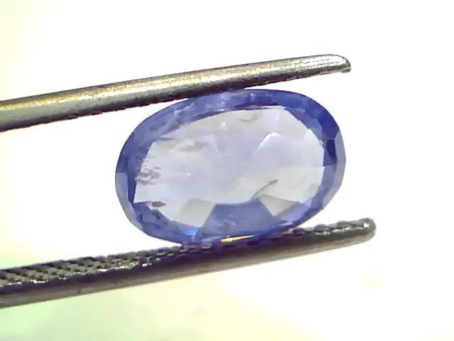 3.29 Ct Unheated Untreated Natural Ceylon Blue Sapphire Neelam Gems