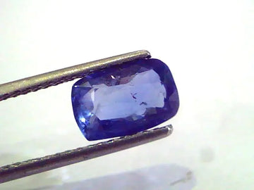 3.25 Ct Unheated Untreated Natural Ceylon Blue Sapphire Neelam Gems