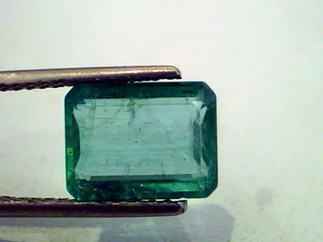 3.30 Ct Unheated Untreated Premium Natural Zambian Emerald AAA