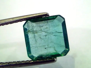 3.30 Ct Unheated Untreated Natural Zambian Emerald AAAA