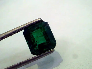 3.14 Ct Untreated Top Colour Premium Natural Zambian Emerald AAA