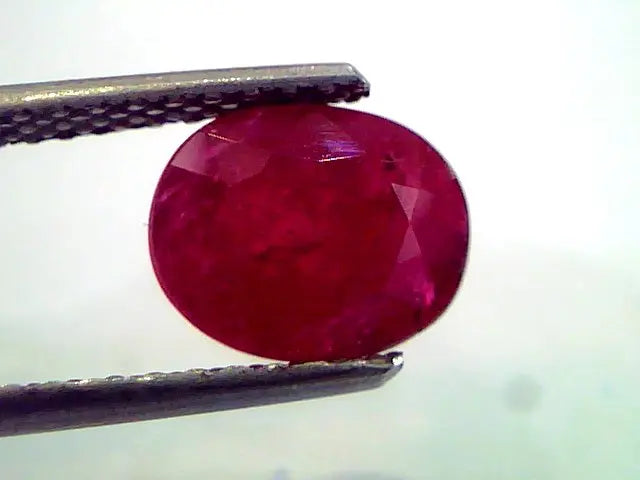 3.32 Ct Untreated Natural Mozambique Blood Red Ruby No Treatment