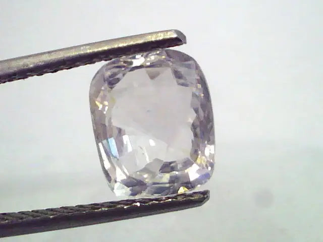 3.20 Ct Unheated Untreated Natural Ceylon White Sapphire Gems