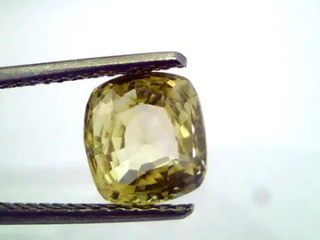 3.28 Ct Unheated Untreated Natural Ceylon Srilankan Yellow Sapphire