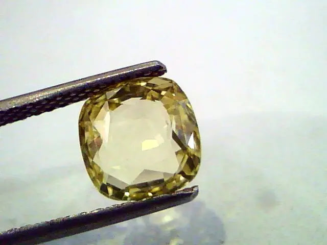 3.25 Ct Unheated Untreated Natural Ceylon Yellow Sapphire Gems