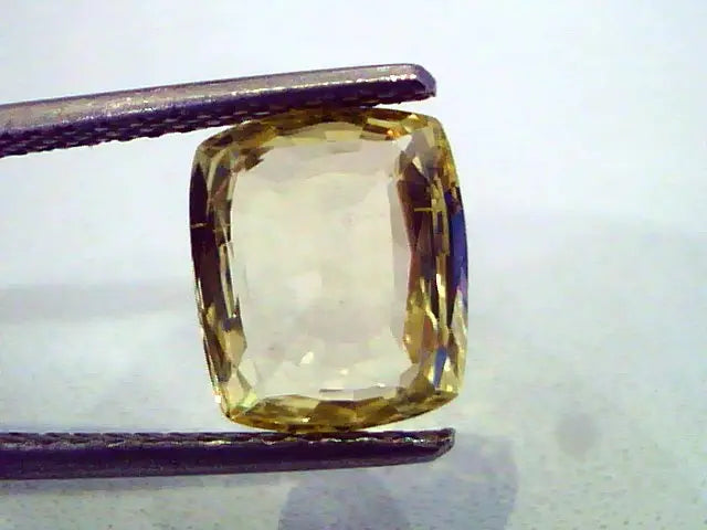 3.37 Ct Unheated Untreated Natural Ceylon Yellow Sapphire Gems