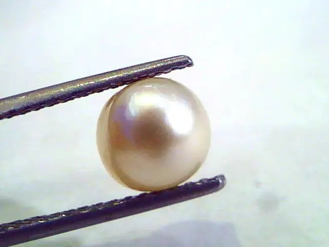 3.26 Ct 6.98 Chaw Natural Real Basra Pearl Moti Certified *RARE