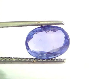 3.28 Ct Unheated Untreated Natural Ceylon Blue Sapphire Gemstone