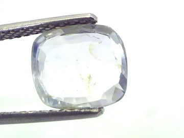 3.26 Ct Unheated Untreated Natural White Sapphire Gemstone