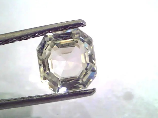 3.26 Ct Unheated Untreated Natural Premium White Sapphire Gems