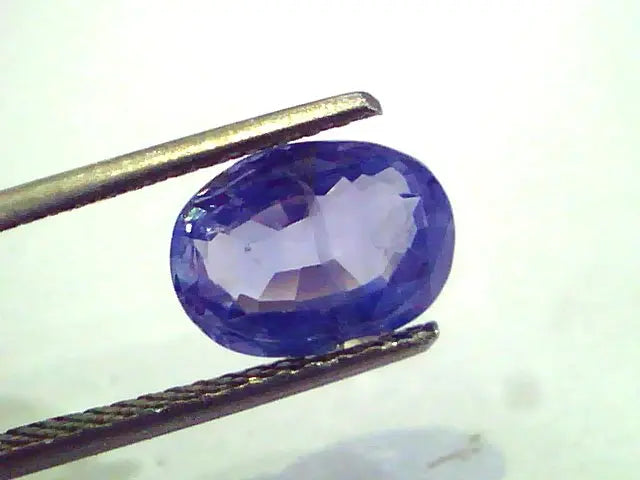3.27 Ct Unheated Untreated Natural Ceylon Blue Sapphire Neelam Gems