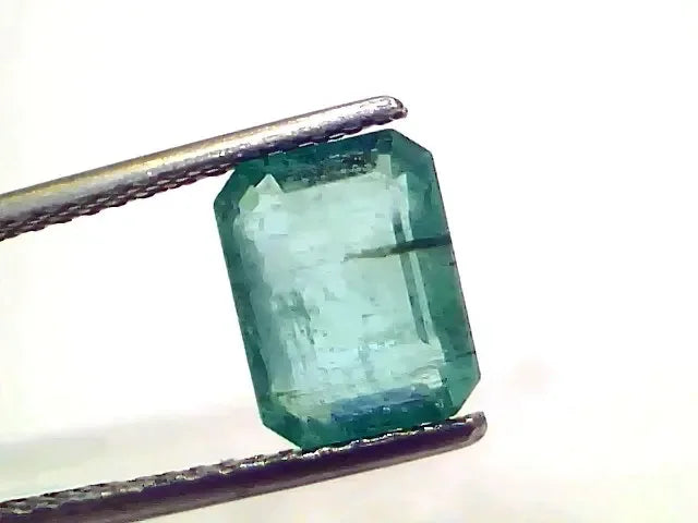3.28 Ct Certified Untreated Natural Zambian Emerald Panna Gemstone - Venus Gems