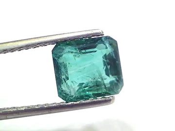 3.28 Ct GII Certified Untreated Natural Zambian Emerald Gems AAAAA