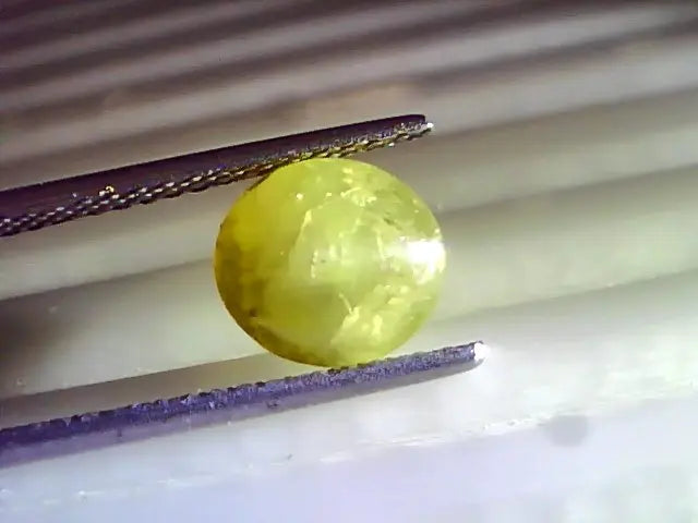 3.30 Ct Certified Untreated Natural Chrysoberyl Cats Eye,Lehsunia