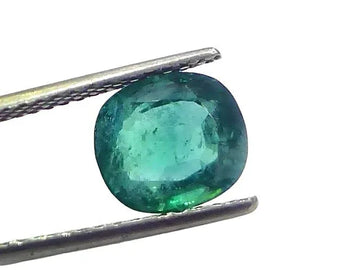 3.29 Ct GII Certified Untreated Natural Zambian Emerald Panna AAA - Venus Gems