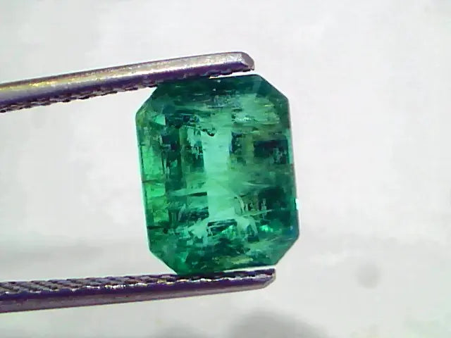 3.29 Ct GII Certified Untreated Natural Zambian Emerald Gemstones