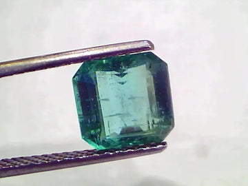 3.29 Ct GII Certified Untreated Natural Zambian Emerald Gems AAAA