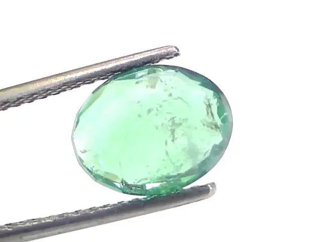 3.29 Ct GII Certified Untreated Natural Zambian Emerald Gemstone AA - Venus Gems