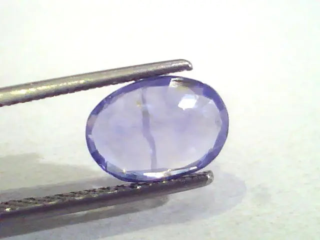 3.27 Ct Unheated Untreated Natural Ceylon Blue Sapphire Neelam Gems