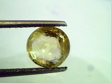 3.30 Unheated Untreated Natural Ceylon Yellow Sapphire,Pukhraj
