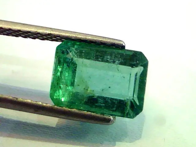 3.30 Ct Unheated Untreated Natural Zambian Emerald Gemstone AAA