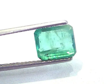 3.30 Ct Unheated Untreated Natural Zambian Emerald Gemstone