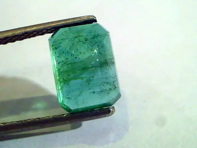 3.30 Ct Unheated Untreated Natural Zambian Emerald Gemstone AA