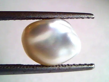 3.47 Ct Certified Natural Real Keshi Pearl,Moti for moon