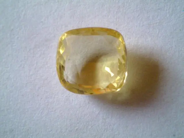 3.3 Ct Unheated Untreate Premium Natural Yellow Sapphire Pukhraj