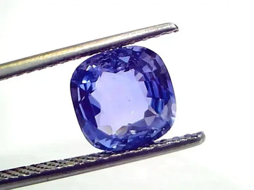 3.31 Ct IGI Certified Unheated Untreated Natural Ceylon Blue Sapphire AAA - Venus Gems