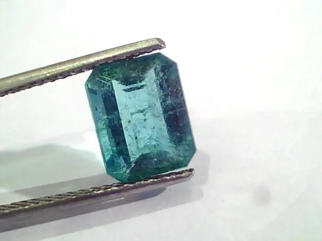 3.38 Ct Untreated Natural Zambian Emerald Gemstone Panna AAA